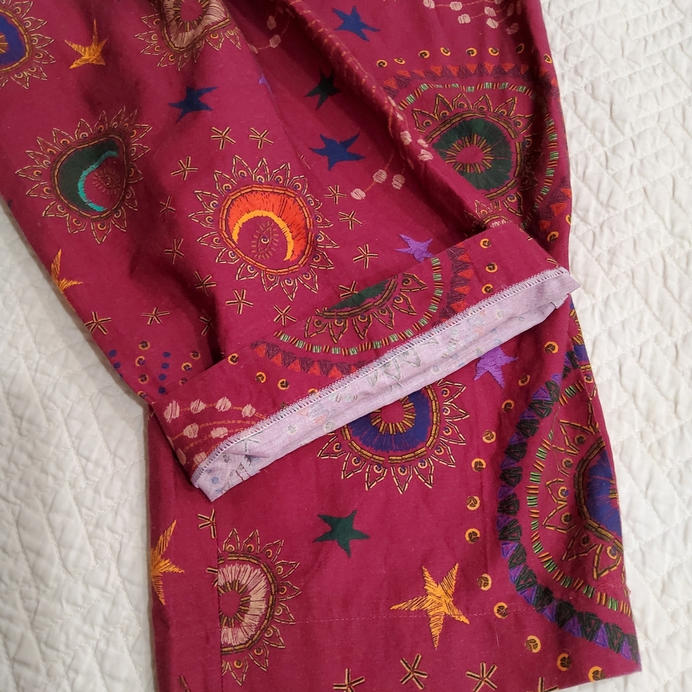 FARM Rio Vibrant Red Patterned Jumpsuit - Picture 13 of 13